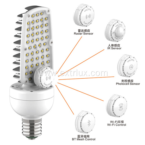 Led Waterproof Smart Horizontal Street Light Bulb Lamp